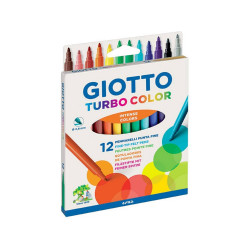 Giotto Fiber Pens, 12 Pieces