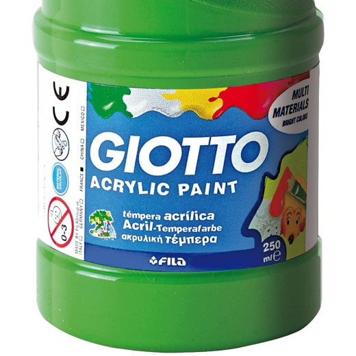 Giotto Acrilic Green, 250 ml