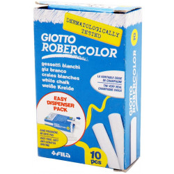 Giotto Robercolor Chalk, White , Pack of 10