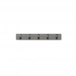 Umbra flip hooks wall rail, grey color