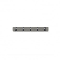 Umbra flip hooks wall rail, grey color