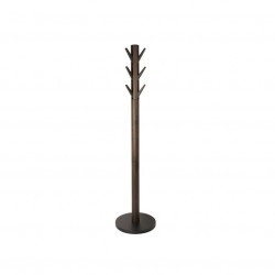 Umbra flapper coat hanger, walnut color