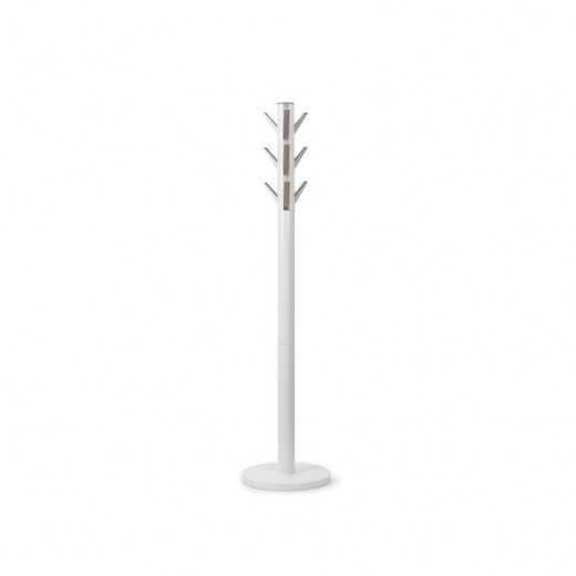 Umbra flapper coat hanger, white color