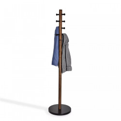 Umbra Coat Rack Pillar, Dark Brown Color