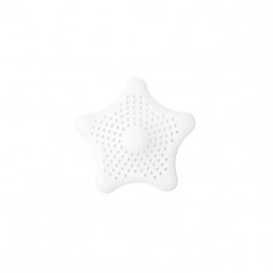 Umbra Drain Catch Starfish Surf, Silicone, White Color