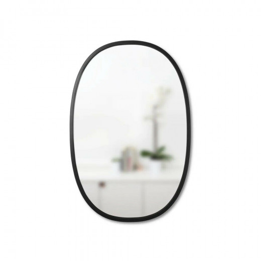 مرآة حائط بيضاوية, لون أسود من أومبرا