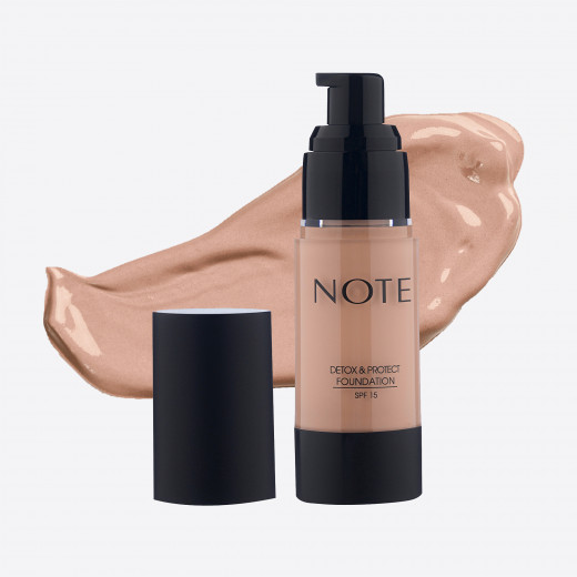 Note Cosmetique Detox and Protect Foundation  -  111 warm beige