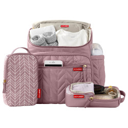 Skip Hop Forma Diaper Backpack, Mauve Color