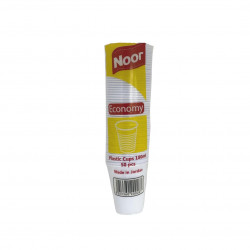 Noor Plastic Cups, 180ml Economy, 50 Piece