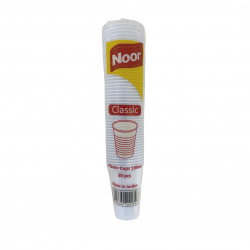 Noor Plastic Cups, 180ml Classic, 50 Pcs