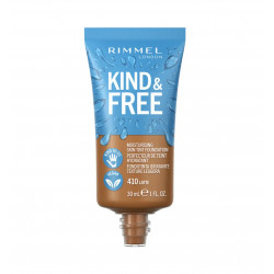 Rimmel London, Kind And Free Moisturising Skin Foundation, 410 Latte, 30 Ml