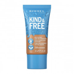 Rimmel London, Kind And Free Moisturising Skin Foundation, 210 Golden Beige, 30 Ml