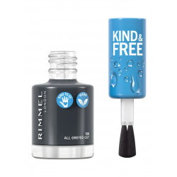 Rimmel London Kind and Free Clean Nail Polish, Grey Color 158, 8 Ml