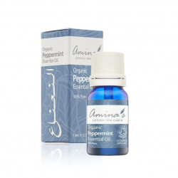 Amina's Organic Peppermint Essential Oil, 10ml