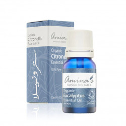 Amina's Organic Citronella Essential Oil, 10 ml