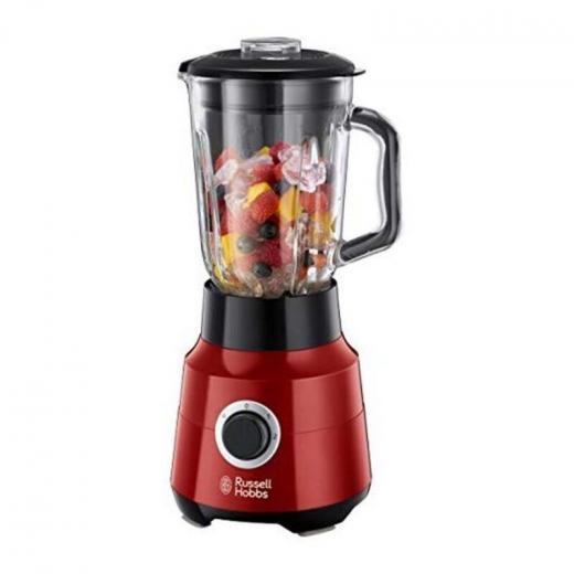 Russell Hobbs Desire Blender Glass Jug, Red Color, 650 Watt, 1.5 Liter