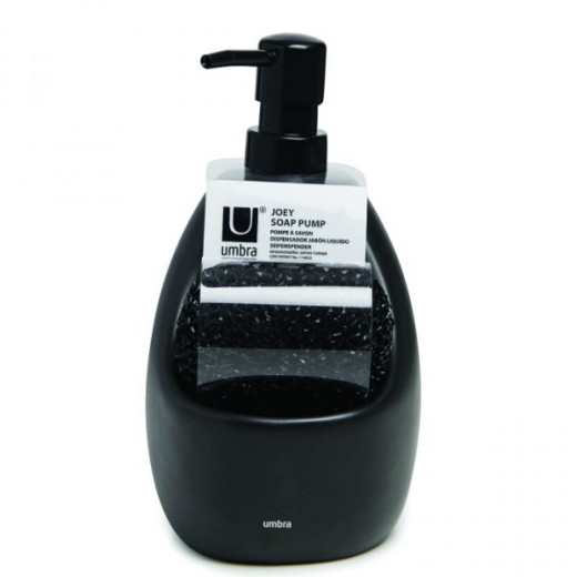 Umbra Soap Dispenser With Sponge, Black Color