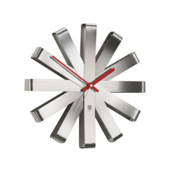 Umbra ribbonwood wall clock, grey color