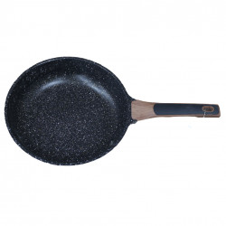 Al Saif Frying Granite Pan, Black Color