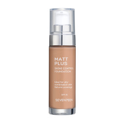 Seventeen Matt Plus Liquid Foundation, Caramel Color Number 07, 30 Ml