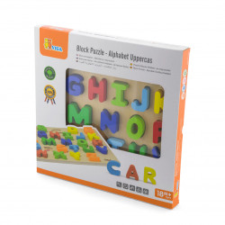 Viga Block Puzzle Alphabet Uppercase