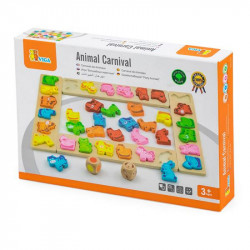 Viga Toys Sorter Game, Animal Carnival Shape