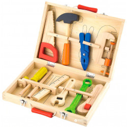 Viga Tool Box For Kids, 10 Pieces