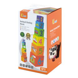 Viga Wooden Nesting and Stacking Blocks