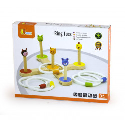 Viga Wooden Animal Design Ring Toss Game