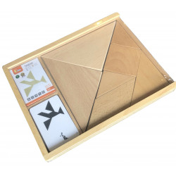 Viga Wooden Tangram Puzzle Set