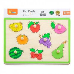 Viga Flat Puzzle, Fruits Design