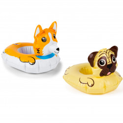 BigMouth Beverage Boats Corgi And Pug Dogs