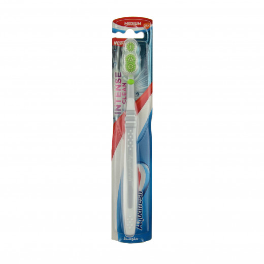 Aquafresh Intense Clean Medium Toothbrush, Assorted Colors