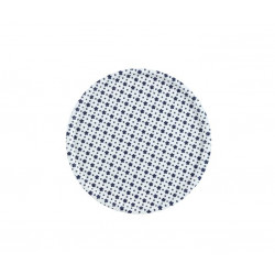 Madame Coco Reve Bleu Petite Fleur Round Tray, 36.5 Cm