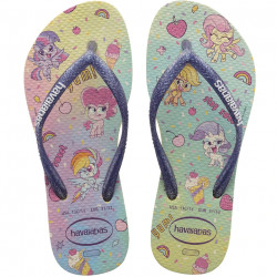 Havaianas Kids Slim my little pony Flip Flop, Yellow Color