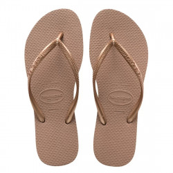 Havaianas Slim Steel Flip Flop, Rose Gold Color