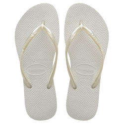 Havaianas Slim Steel Flip Flop, White Color