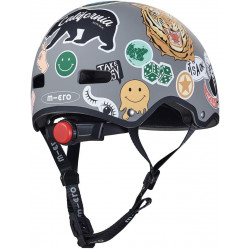 Micro ABS Children's Helmet, Stickers Design, Size Medium