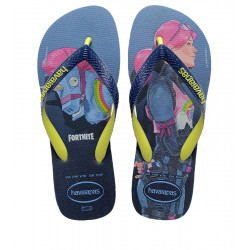 Havaianas Top Fortnite Flip Flop, Indigo Blue Color, Size 33/34