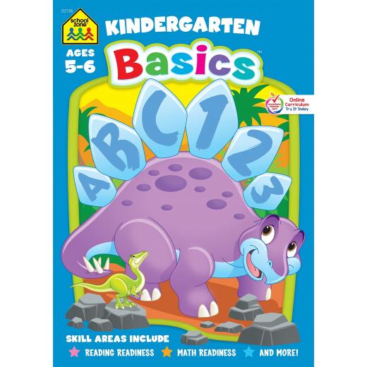 School Zone Kindergarten Basics 64-Page Workbook