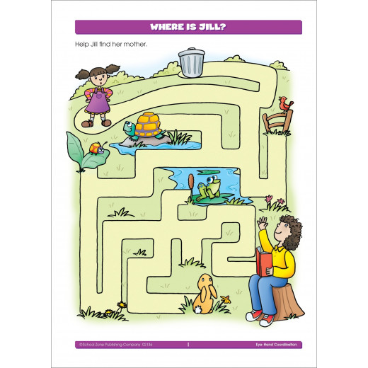 School Zone Kindergarten Basics 64-Page Workbook