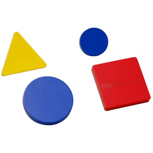 لعبة لغز الاشكال, شكل دائرة صغيرة, باللون الاحمر من اديوفن