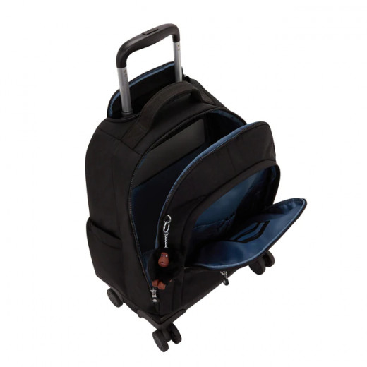 حقيبة مدرسية بعجلات, باللون الأسود من كيبلينج