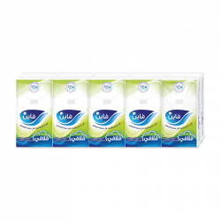 Fine Fluffy Pocket Facial Tissues, 10 Sheets, Pack of 10