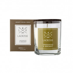 Ambientair Lacrosse Scented Candle, Sandalwood and Bergamot Scent, 200 Gram