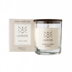 Ambientair Lacrosse Scented Candle, Wood and Tonka Scent, 200 Gram