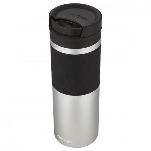 Contigo,Twistseal Glaze Vacuum Insulated Stainless Steel Travel Mug 470 Ml, Silver