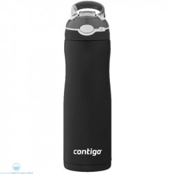 Contigo Autospout Ashland Chill Water Bottle - 590ml Matte Black