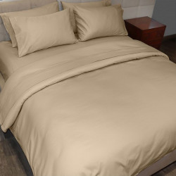 Fieldcrest plain duvet cover, cotton, canvas, super king size