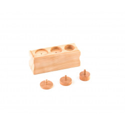 Edu Fun Montessori Toys : Infants Cylinder Block 3